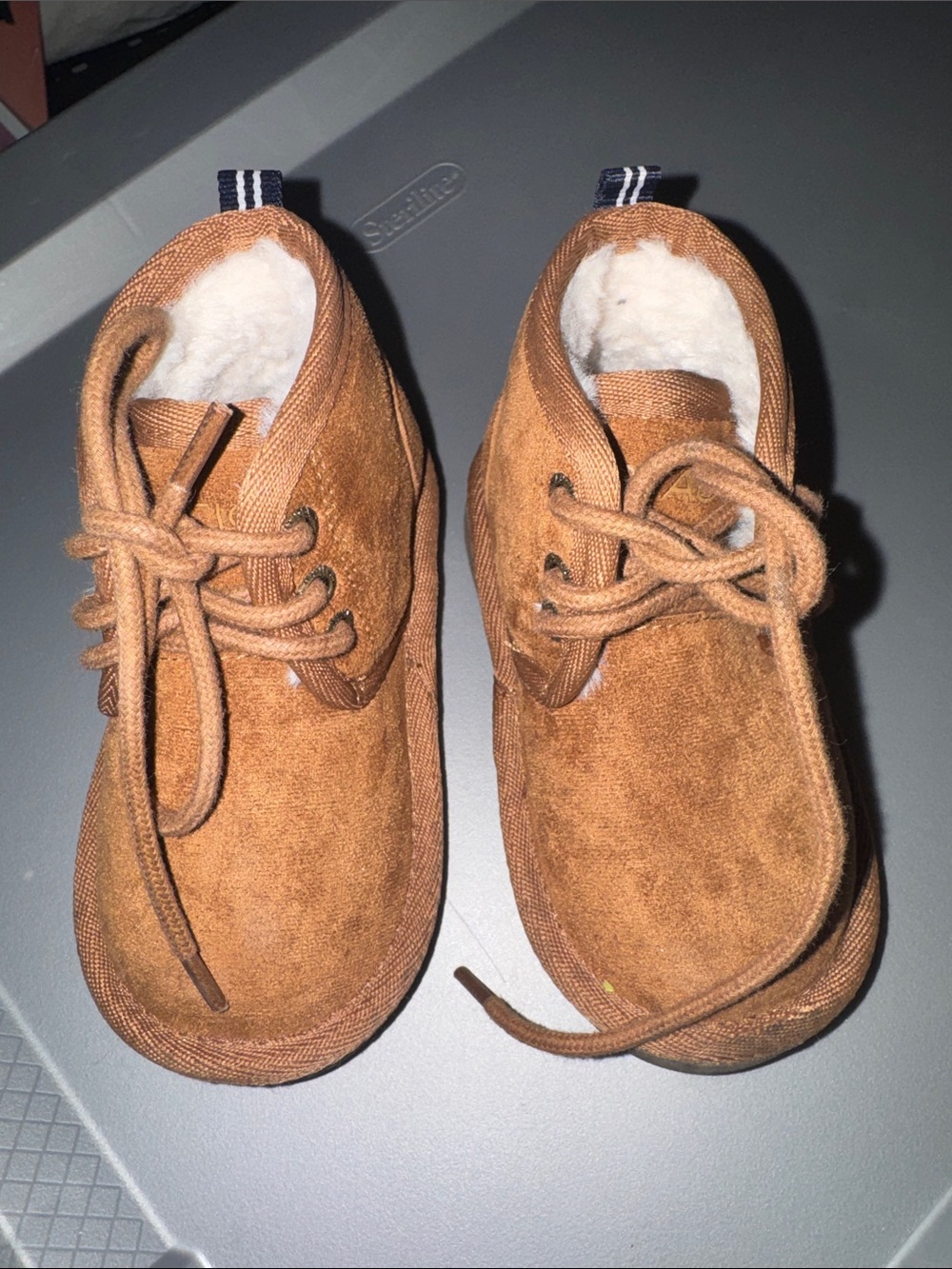 Nautica Tan/Brown Kids Moccasin Boots